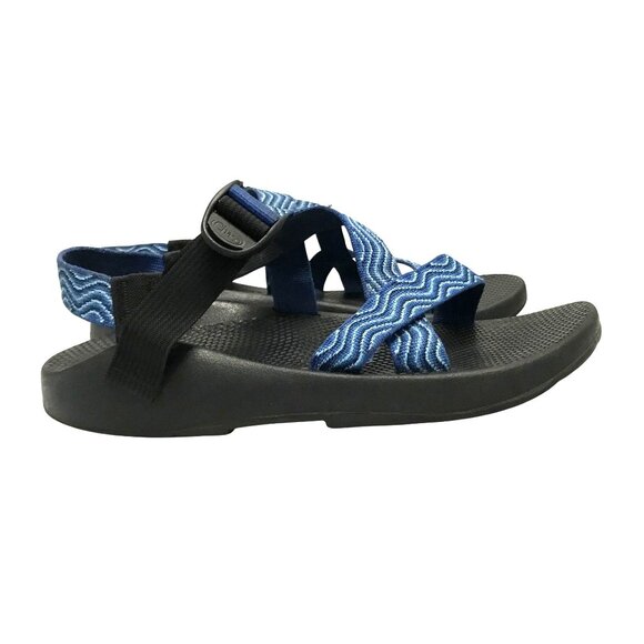 CHACO Men Blue Sandal Waterproof Vibram Sole Size 10 - Picture 1 of 6